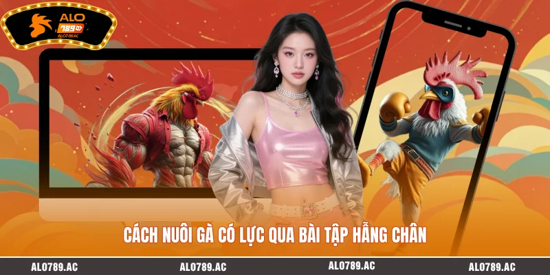 Cách nuôi gà có lực qua bài tập hẫng chân